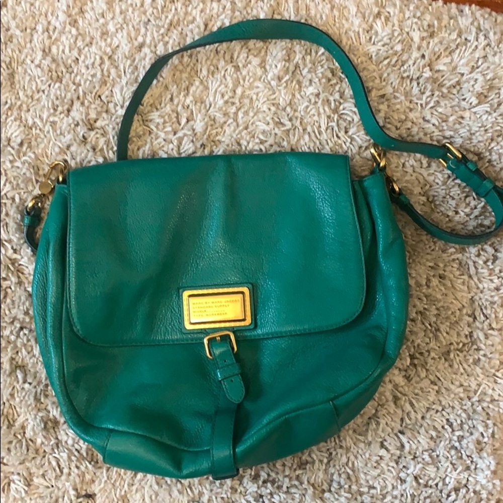 Marc Jacobs Large Supple Leather Messenger Bag
